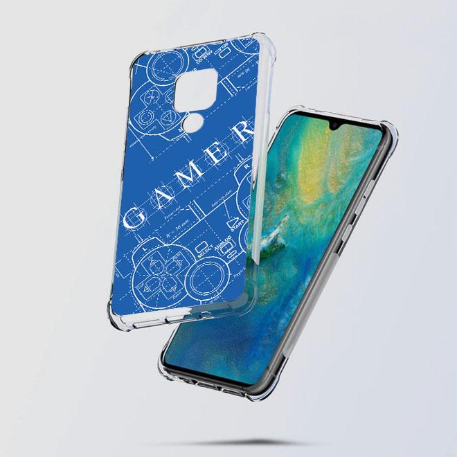 เคส สำหรับ Huawei Mate 20 Anti-Shock Protection TPU Case [Gamer Illustration Blue]