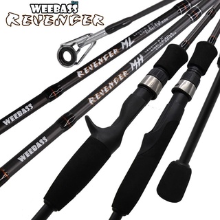 คันเบ็ด ตกปลา WeeBass REVENGER ​ 6ฟุต M เวท 8-14 LURE WT 10-20g พร้อมเเพ็คส่ง/ค่าส่งถูกๆครับ (คันเบส)