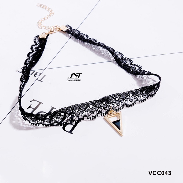 สร้อยคอโชคเกอร์สามเหลี่ยมน้อยน่ารัก ver2 VCC043