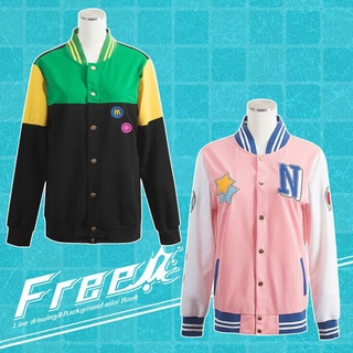 Free ! Iwatobi Haruka Nanase เสื้อแจ็คเก็ตลําลองสําหรับผู้ชาย