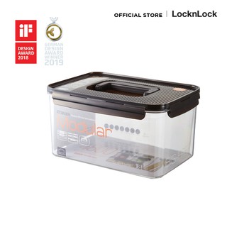 LocknLock กล่องถนอมอาหารโมดูลาร์ Bisfree Modular ความจุ 4800 ml. รุ่น LBF408H