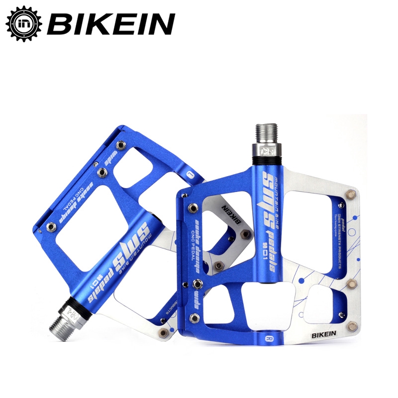 blue mtb flat pedals