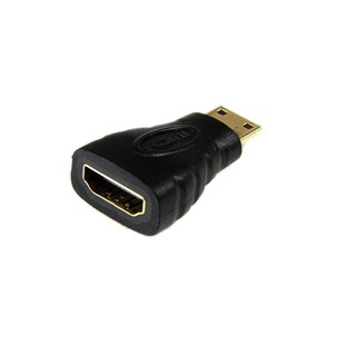 หัวแปลง Mini HDMI (M) to HDMI (F) Converter (สีดำ)#248