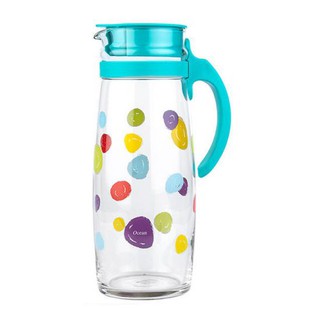 OCEANGLASS เหยือกน้ำ DOTS Divano Pitcher รุ่น 3V2055801G0045 ขนาด 1.66 มล. สีเขียว ขวดน้ำ โหล เหยือกน้ำ