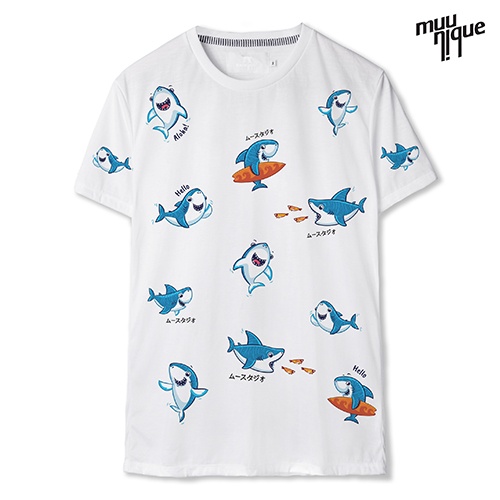 MUUNIQUE Graphic P. T-shirt เสื้อยืด รุ่น GPT-323 รูปที่ 2