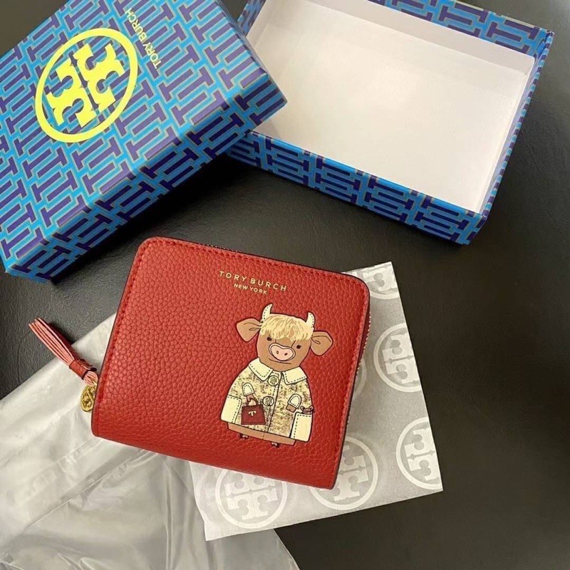 กระเป๋าสตางค์ใบสั้น Tory Burch แท้