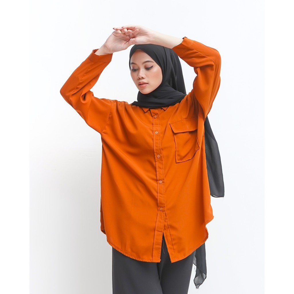 KEMEJA PLAIN SHIRT COUTURE WOLFIS PREMIUM SHIRT B168 CO