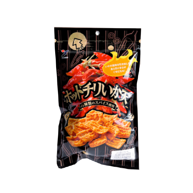 ปลาหมึกชุบแป้งทอดรสเผ็ด SNACK HOT CHILLI IKATEN นำเข้าจากญี่ปุ่น #พร้อมส่ง