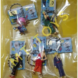 พวงกุญแจ วันพีซ ครบชุด 5 แบบ งาน Banpresto แท้