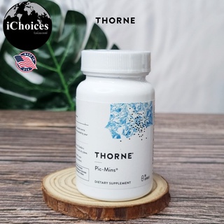 [Thorne] Pic-Mins Trace Minerals Zinc Selenium Chromium Manganese Molybdenum Boron Vanadium 90 Capsules แร่ธาตุ 7 ชนิด