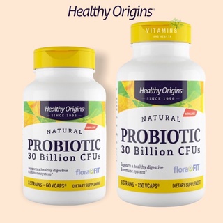 ✅พร้อมส่ง มีโค้ดลด 💗โพรไบโอติค 8 สายพันธุ์ Healthy Origins, Probiotic, 30 Billion CFUs, 8 Strains, 60 and 150 Veggie Cap