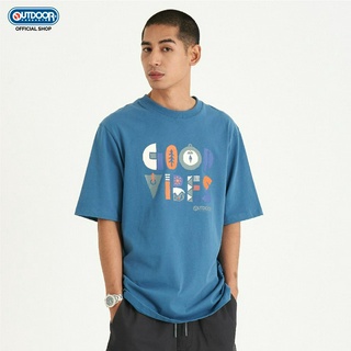 OUTDOOR PRODUCTS MEN SUMMER GOOD VIBES TEE เสื้อยืดคอกลม เสื้อยืดแขนสั้น Style ODUTS23000