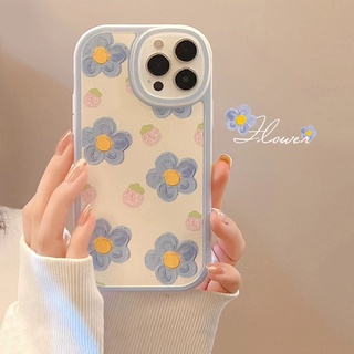 เคสโทรศัพท์ไอโฟน ลายดอกไม้แบบเนิ่ม