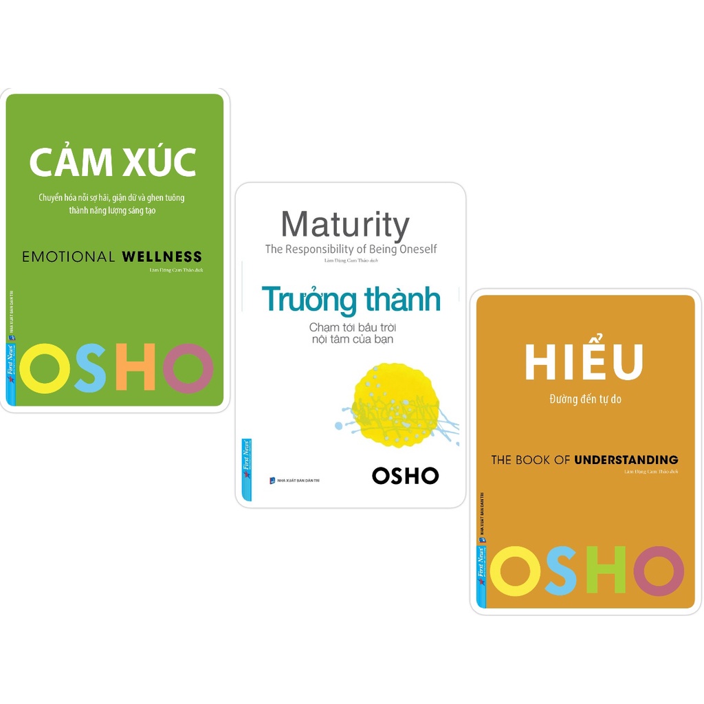 หนังสือ - ปรับอารมณ์ OSHO + ผู้ใหญ่ OSHO + ขาตั้งใต้ OSHO (FN)