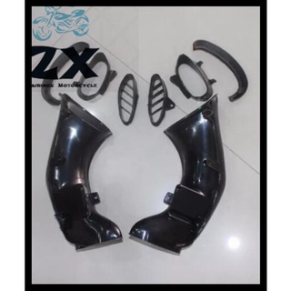 a set Motorcycle Air Intake Tube Duct Cover Fairing For Yamaha YZFR1 YZF-R1 YZF R1 2004 2005 2006 04 05 06 zxmt  good  u