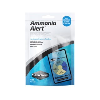 Seachem Ammonia Alert® Ammonia Alert® แถบเตือนวัดค่าแอมโมเนียในตู้ปลา ใช้ได้ทั้งตู้น้ำจืดและน้ำทะเล