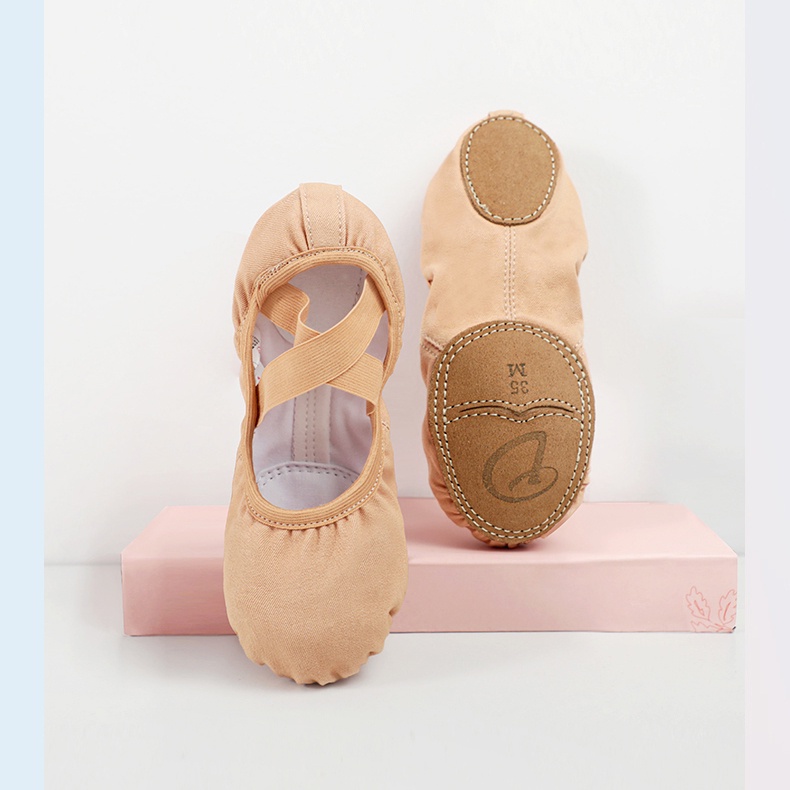 รองเท้าบัลเล่ต์ รองเท้าเต้นรํา สําหรับผู้หญิง - รูปที่ 6
