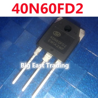 ใหม่ เครื่อง TO-3P 40N60FD2 SGT40N60FD2PN พร้อมท่อ IGBT 40A 600V 5 ชิ้น