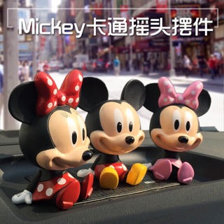 โมเดลหัวโยก Mickey &amp; Minnie Mouse Shaking Head