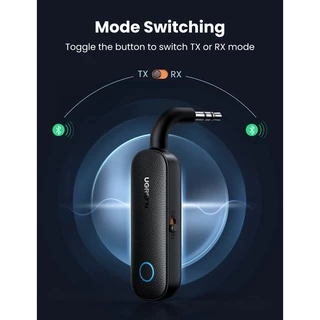 Ugreen 2 in 1 Bluetooth 5.0 Transmitter Receiver AUX 3.5mm Adapter Stereo for Earphones TV Car Audio