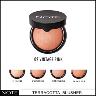 NOTE COSMETICS TERRACOTTA BLUSHER 02 VINTAGE PINK