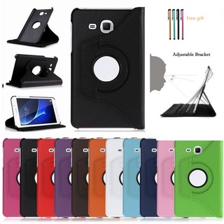 เคสหนัง Pu หมุนได้ 360 องศาสําหรับ Samsung Galaxy Tab A A A6 7 . 0 2016 Sm - T280 T285