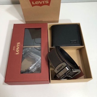 Levi’s Belt and Wallet Gift Set