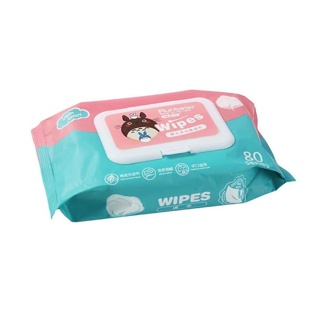 BYENJOYSHOP ปลีก/ส่ง 20288 ทิชชู่เปียก 80 แผ่น กระดาษเปียก Baby Wipes กระดาษทิชชู่เปียก สูตรน้ำบริสุทธิ์ ผ้านุ่มชุ่มชื่น