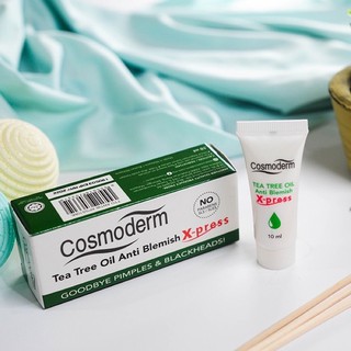 พร้อมส่ง✅Cosmoderm Tea Tree Oil Anti-Blemish X-press 10 ml หายภายใน 3-4วัน