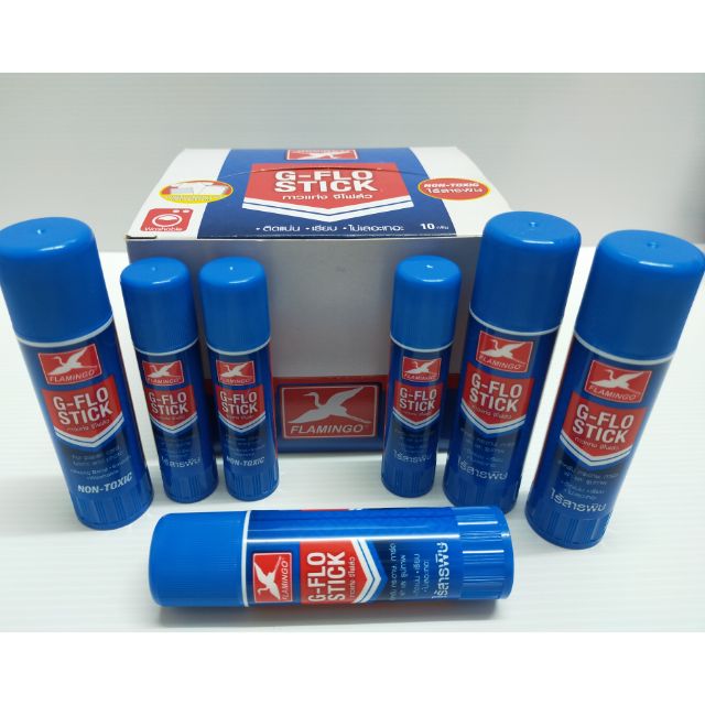 กาวแท่ง Flamingo Stick มีขนาด 10g. & 20g. ติดแน่น ใช้งานได้จริง ราคาประหยัด🔥