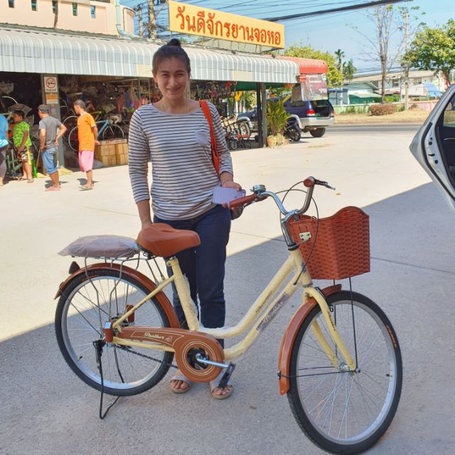 จักรยานแม่บ้านวินเทจ PANTHER รุ่น Brownie และ Cinnamon