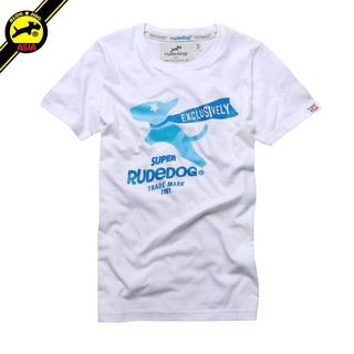 rudedog T-shirt เสื้อยืด รุ่น แฟชั่น คอกลม ลายสกรีน ผ้าฝ้าย cotton ฟอกนุ่ม ไซส์ เสื้อเชิ้ตแขนสั้น เสื้อคู่รักแขนสั้น