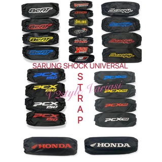 ฝาครอบโช๊คอัพหลังรถจักรยานยนต์ สําหรับ HONDA BEAT PCX 150 PCX 160mws STRAP Z MX KING ผ้าม่าน