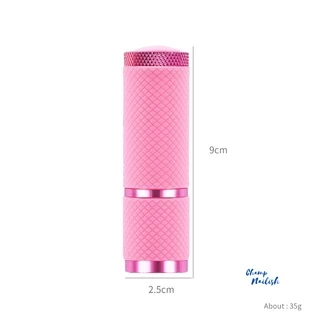 ไฟฉายอบเล็บ UV/LED ช่วยให้สีเจล อะไหล่ประดับเล็บต่างๆอยู่ตัว