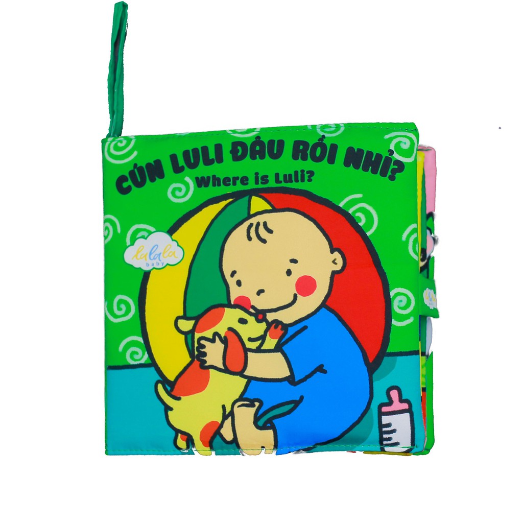 หนังสือผ้าอายุ 0-4 ปี "Where Luli Dog? - Where is Luli"