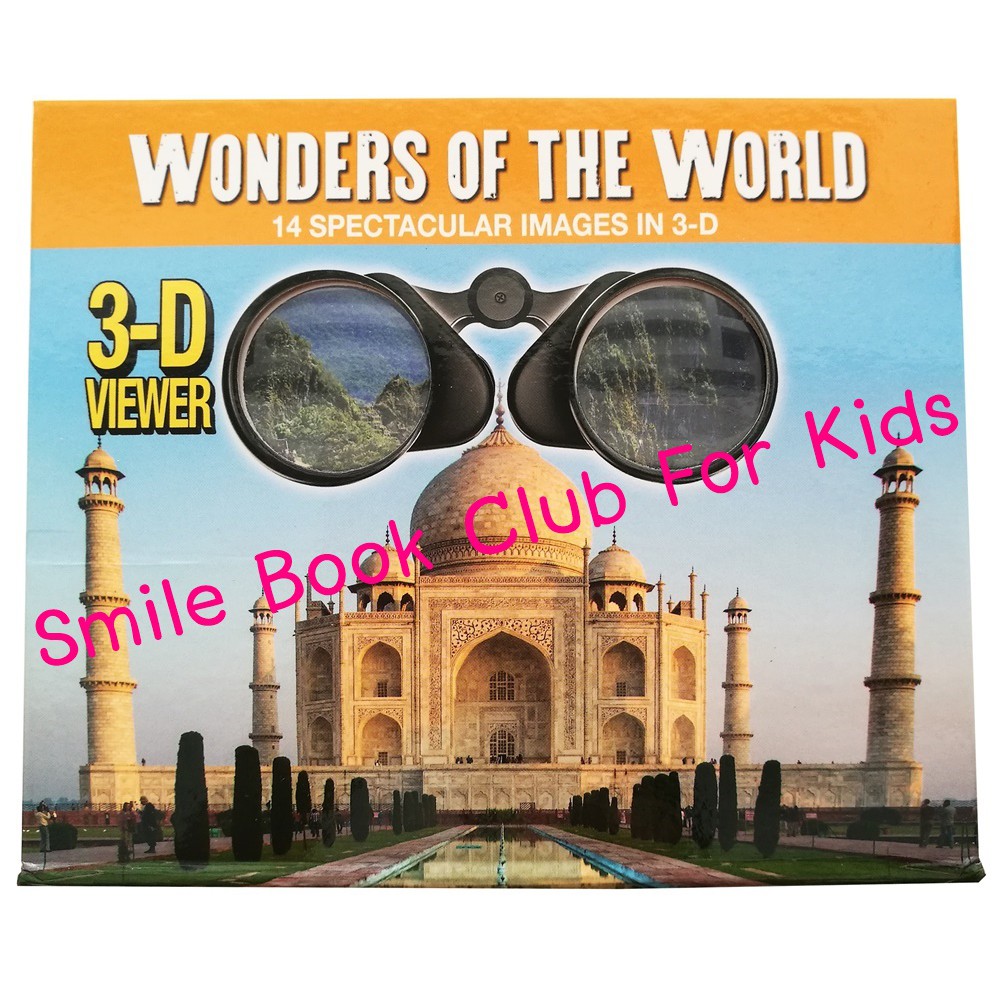 Wonders of the World 3-D Viewer (หนังสือภาษาอังกฤษ นำเข้าจากอังกฤษ ของแท้ไม่ใช่ของก๊อปจีน)