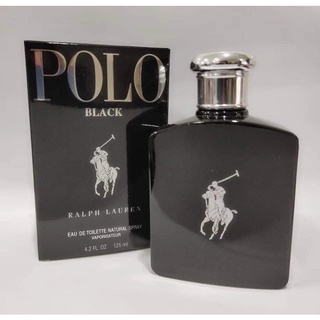 น้ำหอม RALPH LAUREN Polo Black EDT 125 ml. *กล่องขาย*【ของแท้ 100 % 】ส่งฟรี 📦🛵🚚📦🛵🚚