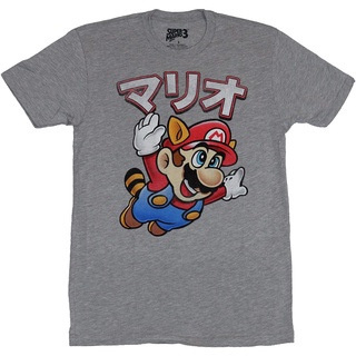 100%cotton เสื้อยืดผู้ชาย Nintendo Mens Mario Away T-Shirt men เสื้อ ยืด ผู้ชาย คอกลม โอเวอร์ ไซส์สามารถปรับแต่งได้