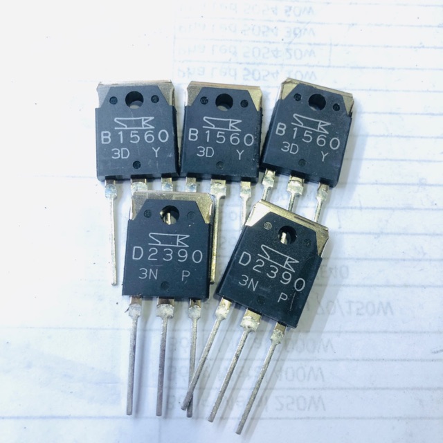 ทรานซิสเตอร์ B1560-D2390 (คอมโบ 2 คู่)