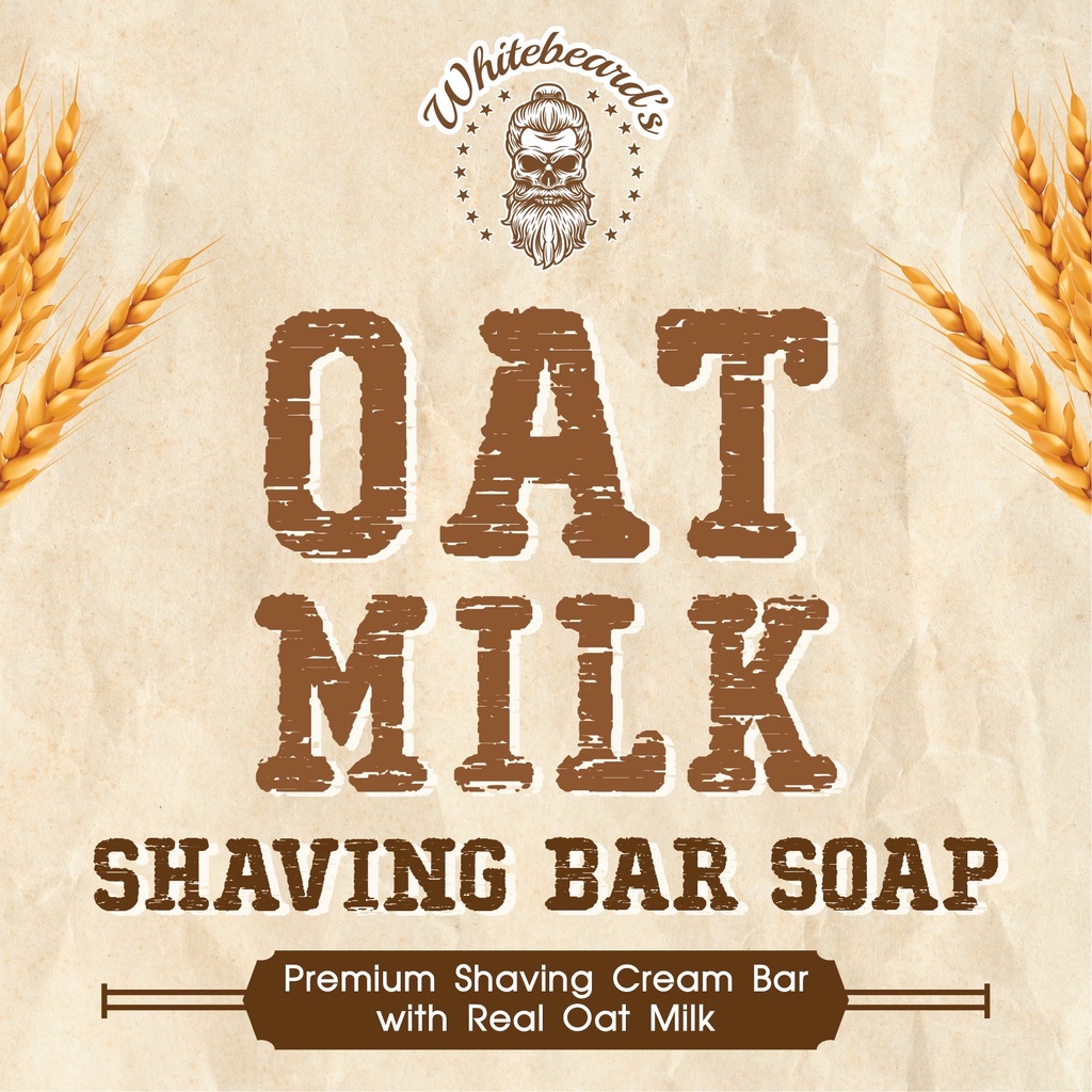 Whitebeard’s Oat Milk Shaving Bar Soap