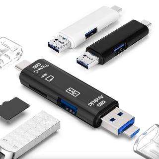 การ์ดรีดเดอร์ 5 In 1 Usb Micro Sd Card Reader 2สี