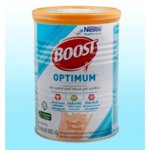 Boost Optimum บูสท์ ออปติมัม อาหารเสริมทางการแพทย์ มีเวย์โปรตีน อาหารสำหรับผู้สูงอายุ 400กรัม
