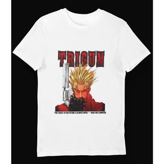 เสื้อยืดผ้าฝ้ายพิมพ์ลายแฟชั่น เสื้อยืด พิมพ์ลายการ์ตูน Trigun ODnnll06HDghde63 สไตล์วินเทจ คลาสสิก ไม่ซ้ําใคร สําหรับผู้