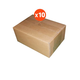 (10 ใบ) กล่องไปรษณีย์สี กระดาษ KA (เบอร์ 00) ไม่พิมพ์จ่าหน้า กล่องพัสดุ กล่องกระดาษ