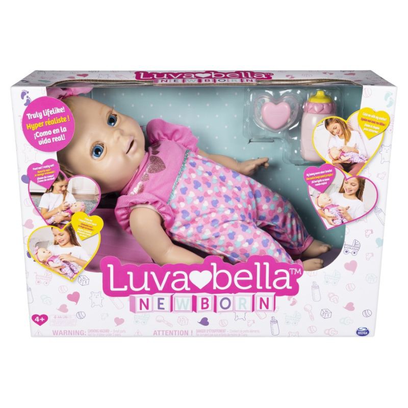 ToysRus Luvabella New Born Baby Blonde Hair (916768)