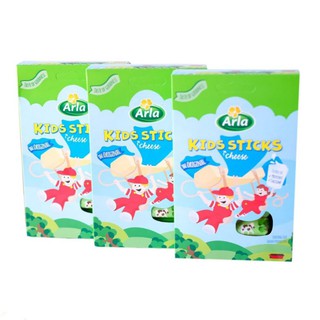 Arla Kids Sticks ชีสเด็ก ชีสสติ๊ก เพิ่มน้ำหนัก เพิ่มความสูง นำเข้าแท้100% ชีสเดนมาร์ค ชีสเขียว ชีสแท่ง