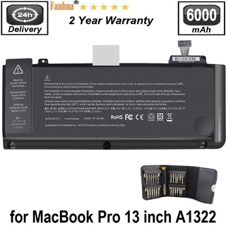 A1278 A1322 Laptop Battery for MacBook Pro 13 inch Mid 2012 2010 2009 Early 2011 Late 2011 fit 661-5229 661-5557 Battery