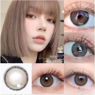 คอนแทคเลนส์ Roze nude brown / Olive ขนาดmini