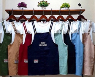 ชุดเอี๊ยมกระโปรง แถมเสื้อตัวใน