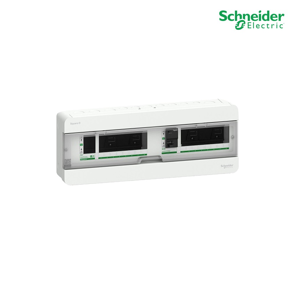 Schneider Electric - ตู้คอนซูเมอร์ยูนิตบัสบาร์แยก พร้อมอุปกรณ์กันไฟดูด จำนวน 8+8 ช่อง_S9HCL18X8R40 ท